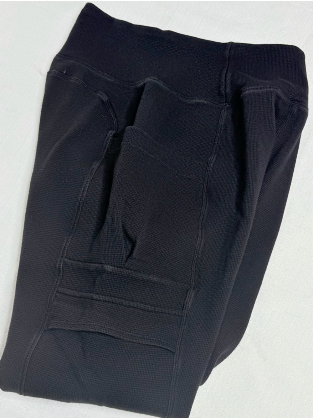 Halara High Waisted Foldover Pocket Harem Casual Cargo Joggers Women’s Medium - Picture 7 of 9